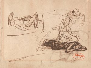 Reclining Figures by George Romney